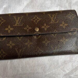 LOUIS VUITTON-TH0052 Full Wallet monogram Canvas